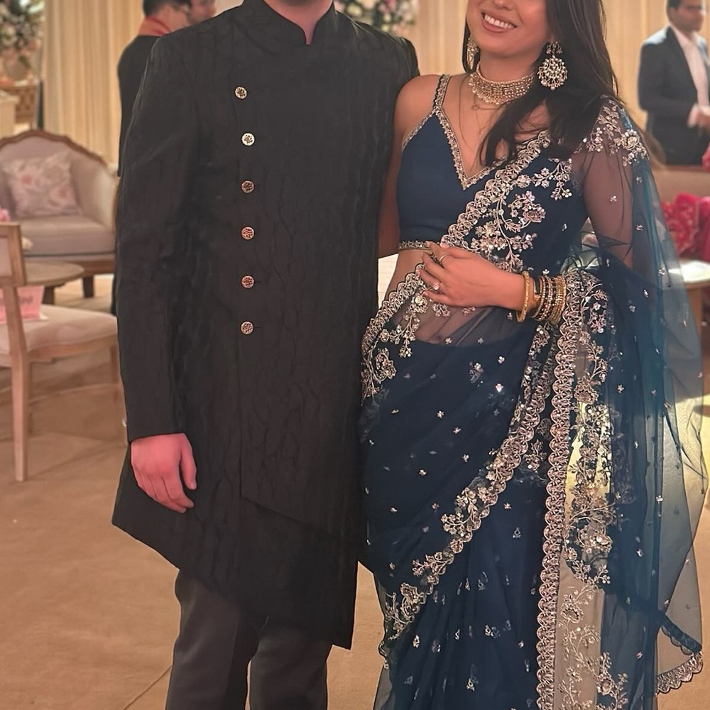 Men's Black Sherwani